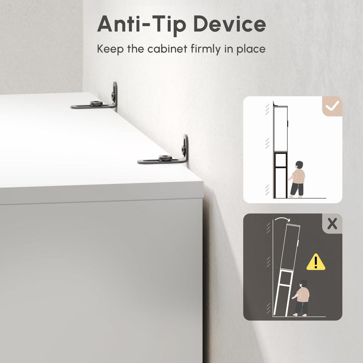 USHOWER Over The Toilet Storage Cabinet, Bathroom Organizers and Storage with Barn Doors, Thicken Metal Stand & MDF Wood Above Toilet Storage Cabinet, Freestanding Space Saver, White USHOWER