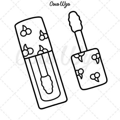 Glow Cosmetics: Coloring Book for Adults and Kids, Bold and Easy, Simple and Big Designs for Relaxation Featuring Cosmetic Items, Makeup, and Skincare Products (Bold & Easy Coloring) Coco Wyo LLC