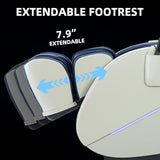 MYTHIA A303 Massage Chair iRest System, Full Body with Heat, Zero Gravity, 53.15" SL Track Shiatsu Recliner with Auto Body Scan, Bluetooth Speakers, Footrest Calfrest Extension (Black) MYTHIA