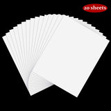 20 Pieces Vinyl Siding Repair Kit Self-Adhesive PVC Vinyl Tape for Vinyl Siding Fence Covering Cracks Holes Blemishes Tools Outus