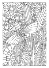 Creative Haven Entangled Dragonflies Coloring Book (Adult Coloring Books: Insects) Dover Publications