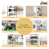 EFINE 5-Shelf Shelving Unit with Shelf Liners Set of 5, Adjustable, Metal Wire Shelves, 150lbs Loading Capacity Per Shelf, Shelving Units and Storage for Kitchen and Garage Catalina Creations
