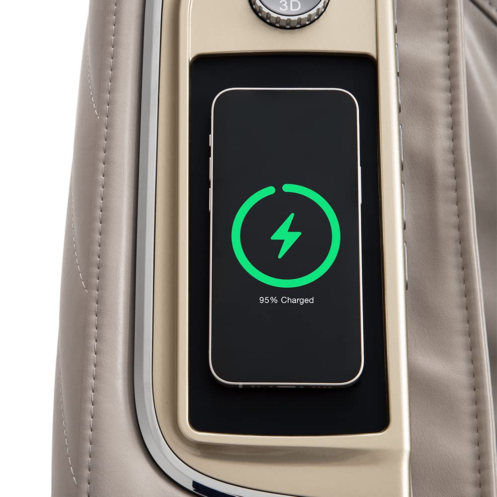 Titan OS-3D Hamilton LE 3D Massage Chair with Smart Voice Control Taupe Titan