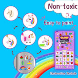 Wooden Magnet Kids Painting Kit - Glow in The Dark - Diamonds DIY Wood Painting Arts Crafts Kit for Kids Age 4-8 8-12, Party Favors Birthday Easter Toys Basket Goodie Bag Stuffers for Boys Girls See You Always