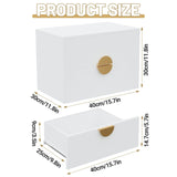 Floating Nightstands Set of 2 with LED Light Strip, and 2 Drawers – Modern Wall-Mounted Wooden Bedside Tables for Bedroom iyrany