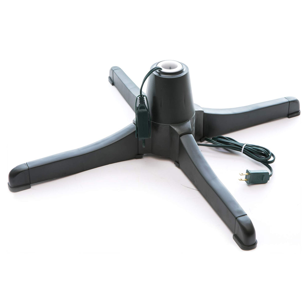 Vickerman 24" Electric Rotating Christmas Tree Stand - Seasonal Indoor Decor - Convenient On/Off Step Switch - 360-degree Revolution Vickerman