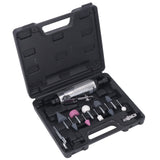 1/4 Inch Air Die Grinder Kit, Portable Straight Grinder, 22000 RPM Pneumatic Air Die Grinder Polishing Grinding Machine Heavy Duty Industrial Polisher Grinding Tool TOPINCN