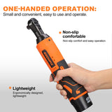 GOCHIFIX 12V Electric Cordless Ratchet Wrench Set 50Ft-lbs Ratchet Wrench with Quick Sleeve Replacement and LED Light GOCHIFIX