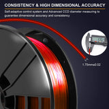 NOVAMAKER 3D Printer Filament - Red 1.75mm PETG Filament, PETG 1kg(2.2lbs), Dimensional Accuracy +/- 0.03mm NovaMaker