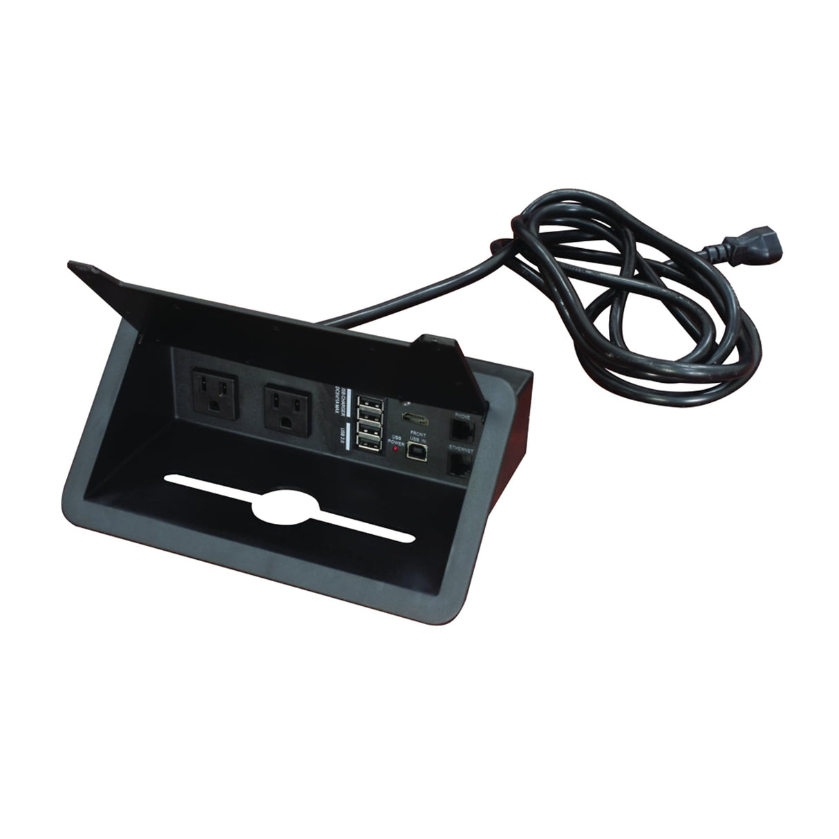 Regency Legacy 14 ft Racetrack Laminate Conference Table with 1 Charging Port, Durable Construction, Scratch-Resistant Surface, and Modern Design for Professional Office Workspaces - Cherry Regency