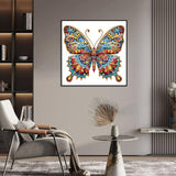 Stalente Diamond Painting Kits for Adults, 5D Special Shape Diamond Art Kits for Beginners, Crystal Rhinestones Diamond Painting for Home Wall Decoration Gift 12×12inch, Butterfly Stalente