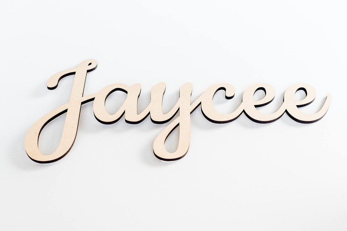 Personalized Name for Above Crib, Nursery Decor Letters, Connected Letters, Personalized Gifts, Baby shower Many Sizes Available Jess and Jessica