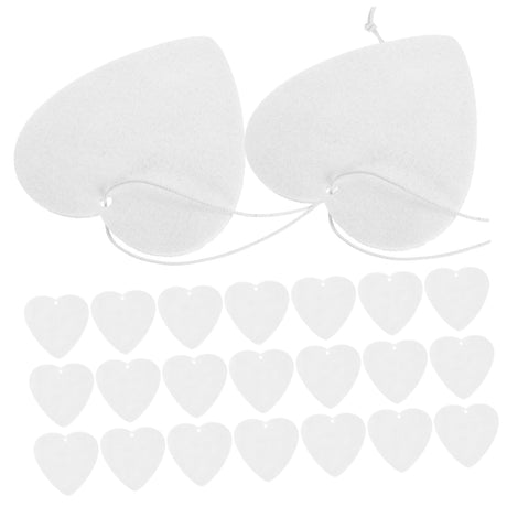 SUPVOX 1 Set Felt Aroma Diffuser Heat Transfer Felt Sublimation Blank for Sublimation Heart Sublimation Air Freshener Sublimation Ornament Blanks Decorate Love SUPVOX