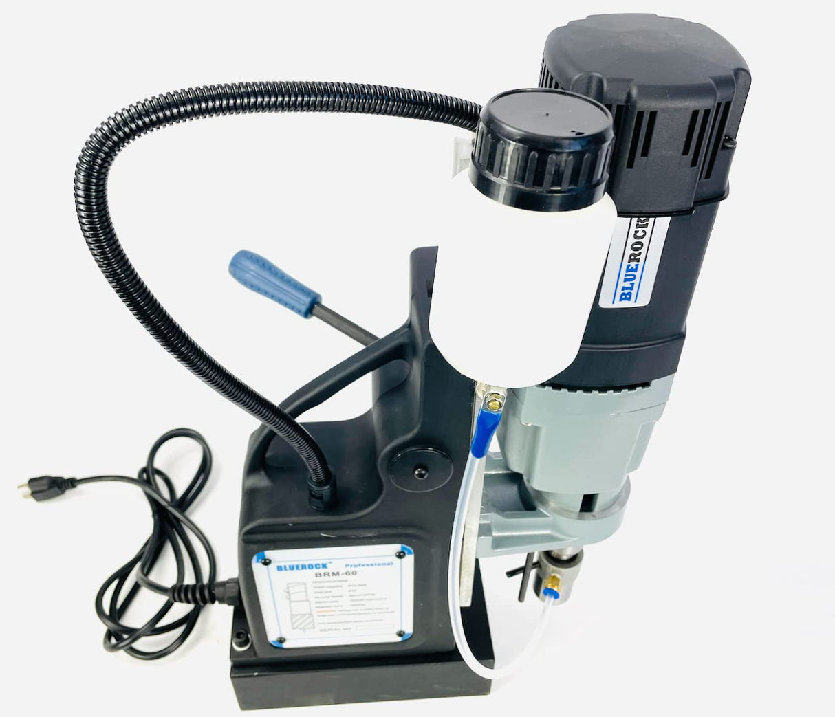 NEW! BLACK BRM-60A-B - BLUEROCK Tools Magnetic Drill - Mag Drill Typhoon Model BLUEROCK