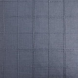 ZeeMart Linen Checked Throw Pillow Covers Set of 2, 18x18 Inch Blue/Cream, Farmhouse Decorative Single Sided Grid Embroidered Couch Pillow Cases Dusty Blue Cotton Linen Cushion Covers ZeeMart