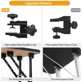 Yaheetech 32-inch Foldable Pet Dog Grooming Table with Adjustable Height Arm Drying Table for Home w/Noose for Small Dogs Cats Non-Slip Maximum Capacity Up to 220lbs Black Yaheetech