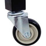 48" Work Bench, Workbench with Drawers Storage, Heavy Duty Bamboo Wood Work Bench Table with Wheels Work Benches for Garage Home Office Nanberone