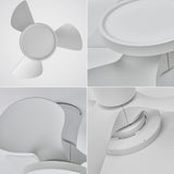 ocioc Quiet Ceiling Fan with LED Light 22 inch Large Air Volume Remote Control for Kitchen Bedroom Dining Room Patio ocioc