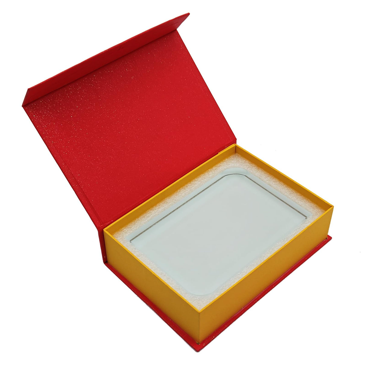 Ismosm Sublimation Crystal Blanks, Two Pack Glass Plaque Blanks for Sublimation Award Plaque, Picture Frame, Sublimation Gifts, Crystal Tabletop Decor, DIY Sublimation Blanks with Improved Gift Box Ismosm