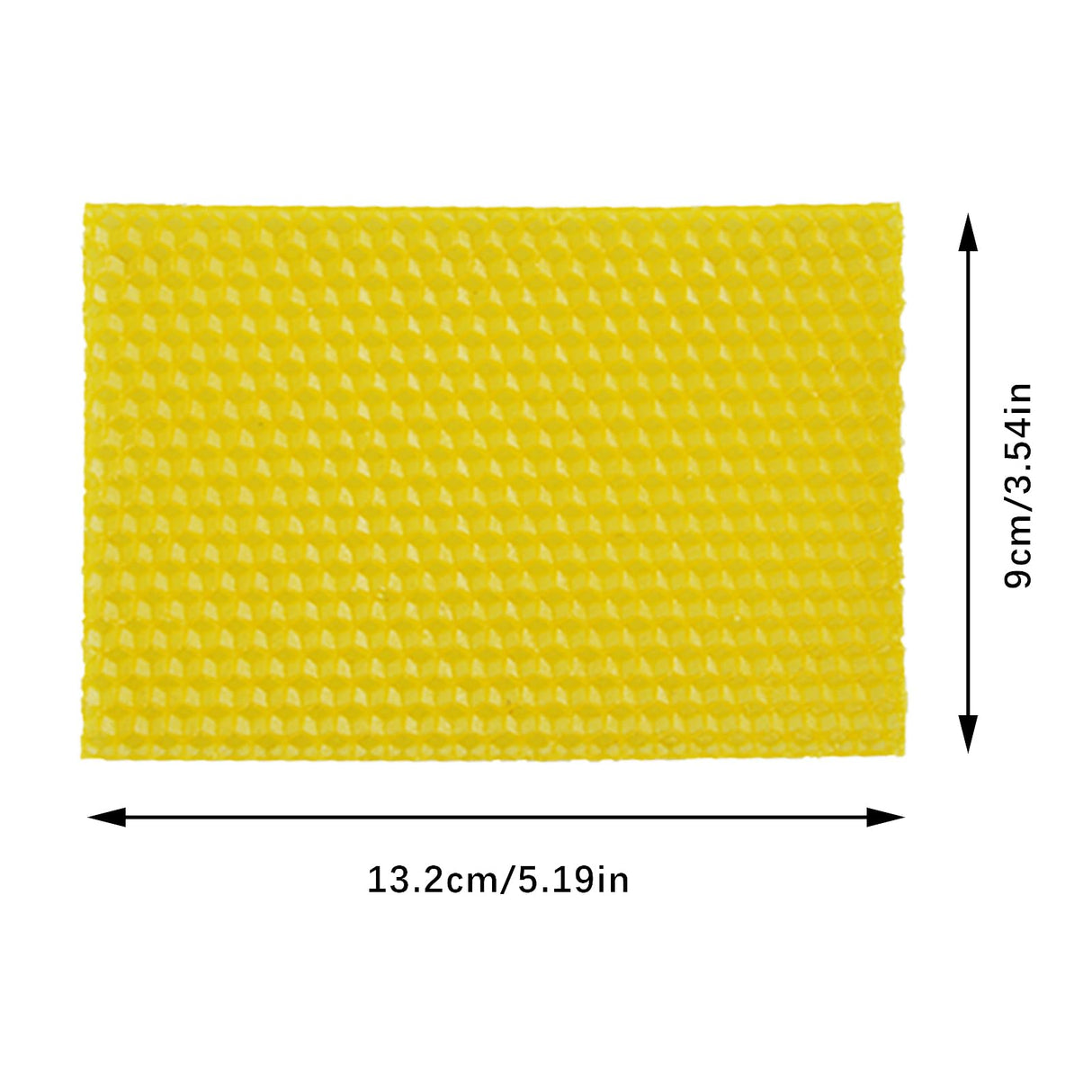 20Pcs Beeswax DIY Candle Making Kit, Natural Beeswax Honeycomb Sheets for Candle Making Beekeeping, Beehive Wax Foundation Sheets Candle Rolling Kit for Beeswax Sheets & Decorations (132 x 90 mm) Flylin