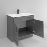 Grey Shaker Sink Base Bathroom Vanity 24"/30"/36" Width (36" Width) WoodArtSupply
