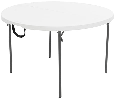 Lifetime Light Commercial Fold-in-Half Round Table, 4-Foot Lifetime