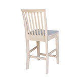 International Concepts 24-Inch Mission Stool, Unfinished IC International Concepts