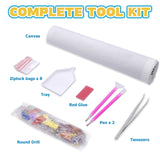 Perycomly Waterfall Landscape Diamond Art Kits for Adults, DIY Fantasy Moon Scenery Diamond Painting Kit for Beginners, 5D Embroidery Craft Kits for Home Decor Gift - 12x16 Inch Perycomly