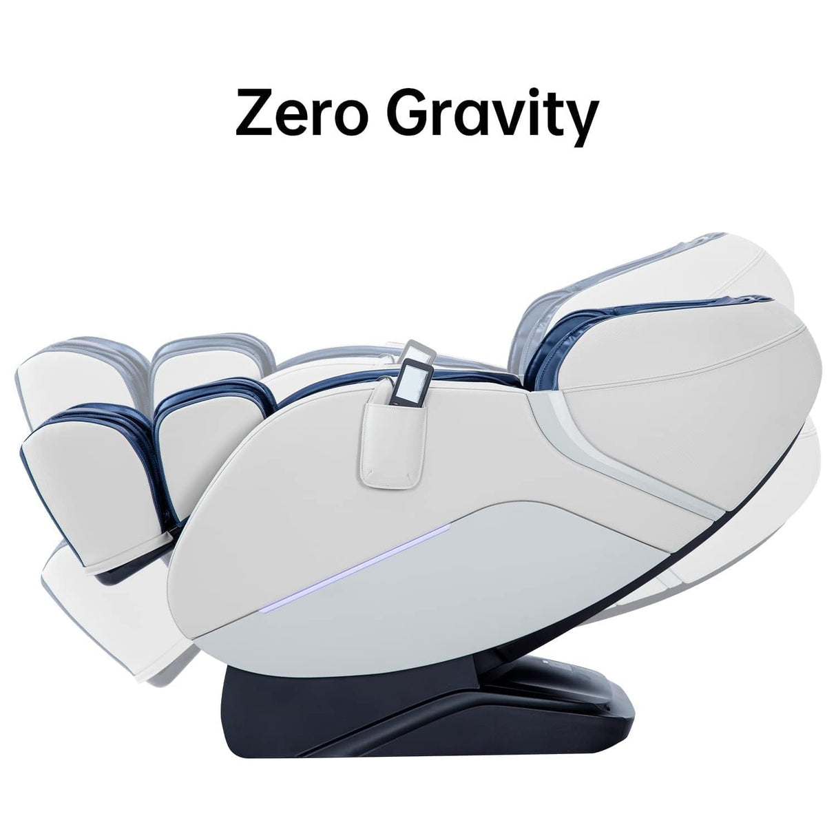 iRest SL Track Massage Chair Recliner, Full Body Massage Chair, Zero Gravity, Bluetooth Speaker, Airbags, Heating, Extendable Footrest and Foot Massage (Blue) iRest