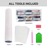 PRSTINCOL Diamond Art Kits for Adults,12x16 Inch DIY Paint by Numbers Kit for Adults,5d DIY Full Drill Round Gem Art Crafts Paintings for Home Wall Decor(Forest Fairy) PRSTINCOL