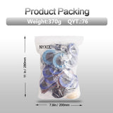 NYXCL 60Pcs Sanding Discs Set, 2 inch Quick Change Sanding Discs with 1/4" Holders, Die Grinder Surface Conditioning Burr Rust Paint Removal NYXCL