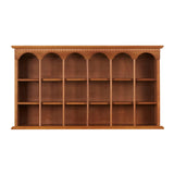 Touch of Class Mackenzie Wall Curio Shelf - Made of Wood - Elegant Display - Mounted Wooden Furniture Shelves for Living Room, Kitchen Touch of Class