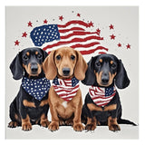 Kulvci Diamond Art Painting Kits for Adults, Dog Diamond Art Kits for Beginners, 5D DIY Full Drill Gem Craft for Home Decor Gift 12x12inch Kulvci