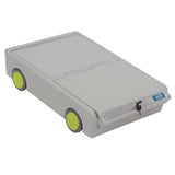 ECR4Kids Lock and Roll Personal Safe, Travel Lockbox, Grey ECR4Kids