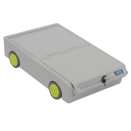 ECR4Kids Lock and Roll Personal Safe, Travel Lockbox, Grey ECR4Kids