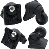 Zoofen Replacement Luggage Wheel Repair Suitcase Bag Parts Spinner Wheels Casters for Travel Customs Box W044 (A Set 4PCS) Zoofen