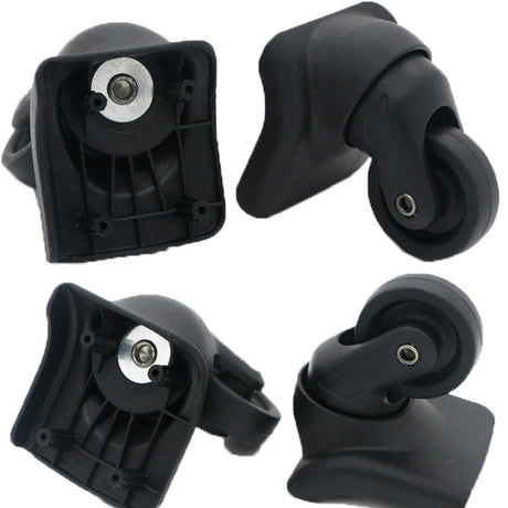 Zoofen Replacement Luggage Wheel Repair Suitcase Bag Parts Spinner Wheels Casters for Travel Customs Box W044 (A Set 4PCS) Zoofen