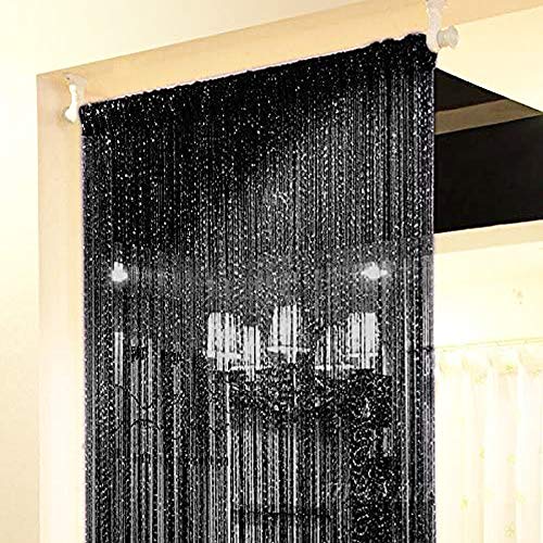 Home Decor Sequin Curtain for Doorway,Door String Curtains, 39x79 inch Hanging,Closet Bedroom Blind Living Room Divider,Window Wall Panel Fringe Backdrops Sheer no Beads Beaded Decorative Crystal LBttnny