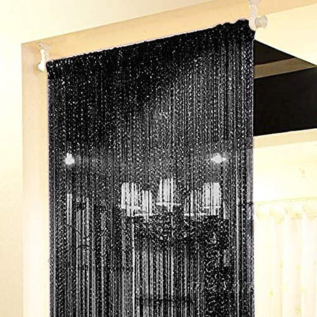 Home Decor Sequin Curtain for Doorway,Door String Curtains, 39x79 inch Hanging,Closet Bedroom Blind Living Room Divider,Window Wall Panel Fringe Backdrops Sheer no Beads Beaded Decorative Crystal LBttnny