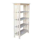 International Concepts 4 Tier Mission Shelf Unit, Unfinished IC International Concepts