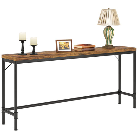 Tribesigns 70.9 Inch Rustic Industrial Console Table - Versatile Sofa & Entryway Table Tribesigns