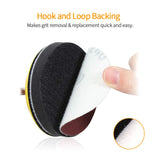 SPEEDWOX Hook and Loop Sanding Discs 100pcs 3 Inch 240 Grit Sandpaper for Wood Drill Grinder Rotary Tools No Hole SPEEDWOX
