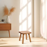 JUJIAFU Solid Wood Stool Wooden Step Stool for Adults Small Wooden Stool Square Stool Sitting Stool Legs Detachable for Kitchen Bathroom Living Room (9.32High) JUJIAFU