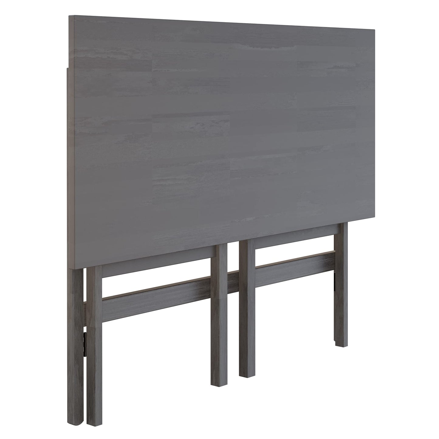 Winsome Wood Xander Computer Desk, Oyster Gray - WoodArtSupply