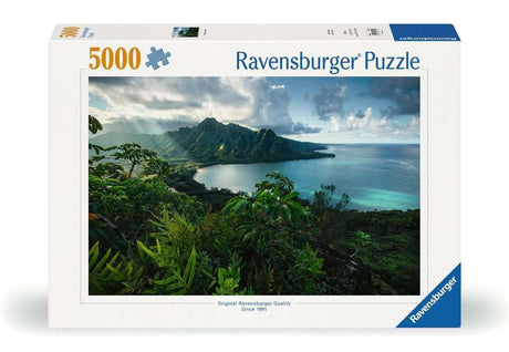 Ravensburger Hawaiian Viewpoint 5000 Piece Jigsaw Puzzle for Adults | Unique, Pieces | Anti-Glare Surface | FSC Certified, Eco-Friendly | Amazon Exclusive Ravensburger