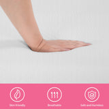 12 Inch Green Tea Memory Foam Mattress,Bed-in-a-Box Medium Firm Mattress CertiPUR-US Certified Breathable Bed Mattress for Cooler Sleep Supportive & Pressure Relief,Twin PayLessHere