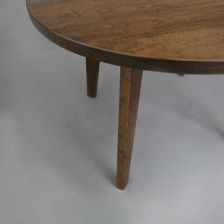 American Trails 100% Hardwood Round Mid-century Modern Living Room Farmhouse Easy Assembly Table, 24" W x 24" D x 16.75" H, Antique Cherry American Trails