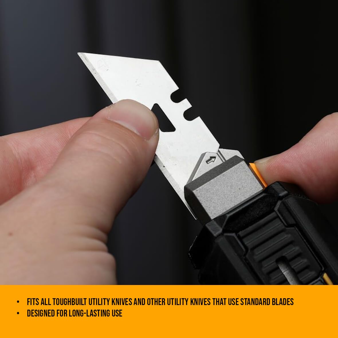 ToughBuilt - 30 pack Utility Knife Blades - (TB-H4S30-80) ToughBuilt