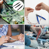 Soldering Iron Kit Electronics, 21-in-1, 90W LCD Adjustable Temperature Soldering Iron, 5pcs Soldering Iron Tips, Soldering Iron Stand, Desoldering Pump, Magnifier, Solder Wire, Tweezers, PU Carry Bag handskit