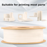 ERYONE Polypropylene Filament 1.75mm +/-0.03mm for 3D Printer, 3D Printing Filament PP 900g/Spool, White ERYONE